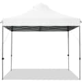 Miniatyrbillede 1 af 8: Pop Up Canopy Event Party Tent, 10' x 10' x 10'-10.5'-11', Hvid