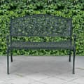Miniatyrbillede 8 af 8: Udendørs Havebænk, 40,1x24,4x32,7 tommer, Antik