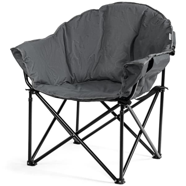 Campingstol, 62x62x90 cm, Grå