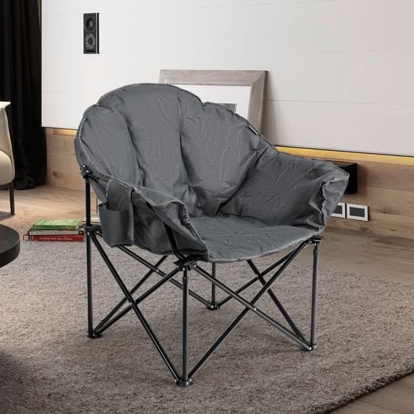 Campingstol, 62x62x90 cm, Grå