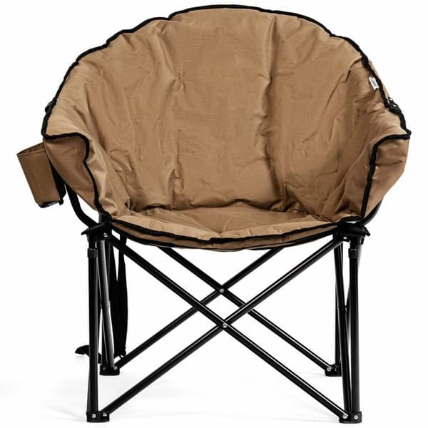 Campingstol, 62x62x90 cm, Brun