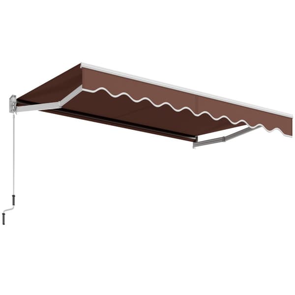 Fällbar markis, 10x8,2 fot, Beige