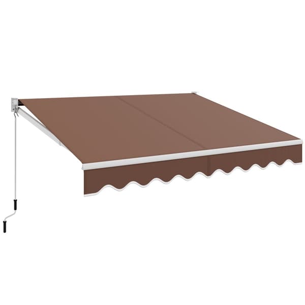 Fällbar markis, 10x8,2 fot, Beige
