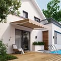 Pikkukuva 3 / 8: Patio Aurinkosuoja, 8 jalkaa × 6.5 jalkaa, Beige