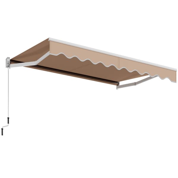 Patio Aurinkosuoja, 8 jalkaa × 6.5 jalkaa, Beige