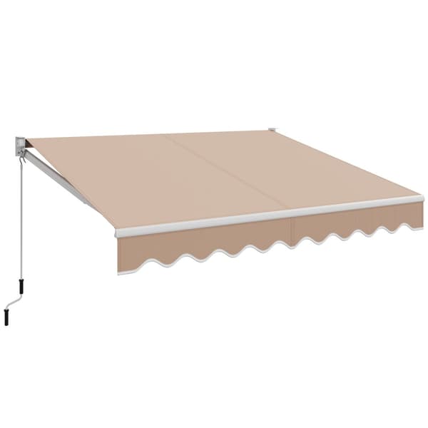 Patio Aurinkosuoja, 8 jalkaa × 6.5 jalkaa, Beige