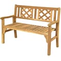 Pikkukuva 6 / 8: Patio Bench, 47,5x22x35,5 tuumaa, Teakki