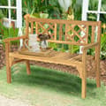 Pikkukuva 2 / 8: Patio Bench, 47,5x22x35,5 tuumaa, Teakki