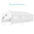 Miniatyrbillede 4 af 8: Pavillontelt, 3x9x2.6 m, Hvid
