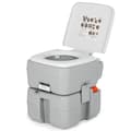 Miniatyrbillede 6 af 8: Transportabelt toilet, 40,5x33x43 cm, grå