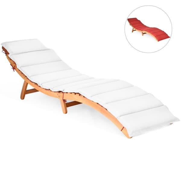 Solstol, 190x55x52 cm, Naturlig
