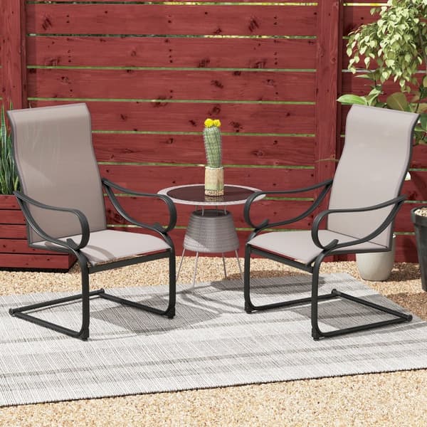Terrassestole, 69x62x108 cm, Grå