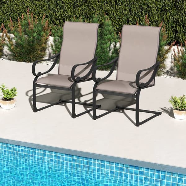 Terrassestole, 69x62x108 cm, Grå