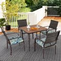 Pikkukuva 2 / 8: Patio Dining Set, 26x22.5x34 tuumaa, 35x35x28 tuumaa, Ruskea