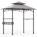 Miniatyrbillede 1 af 8: Grillpavillon til BBQ, 242x153 cm, Grå