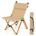 Miniatyrbillede 5 af 7: Campingstol, 80/83x52x86/100 cm, Natur