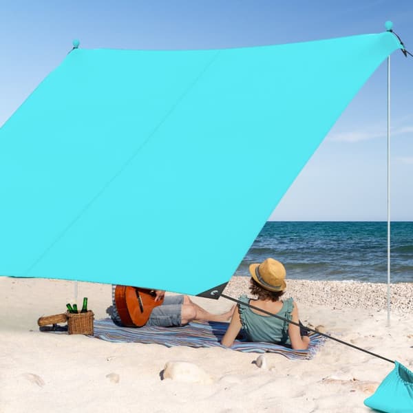 Strandtelt, 230x200x200 cm, Turkis