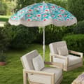 Miniatyrbillede 2 af 8: Strandparasol, 6.5x6.5x7 ft, Grøn