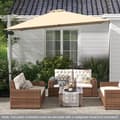 Pikkukuva 5 / 8: Patio Cantilever Umbrella, 300x300x261 cm, Beige