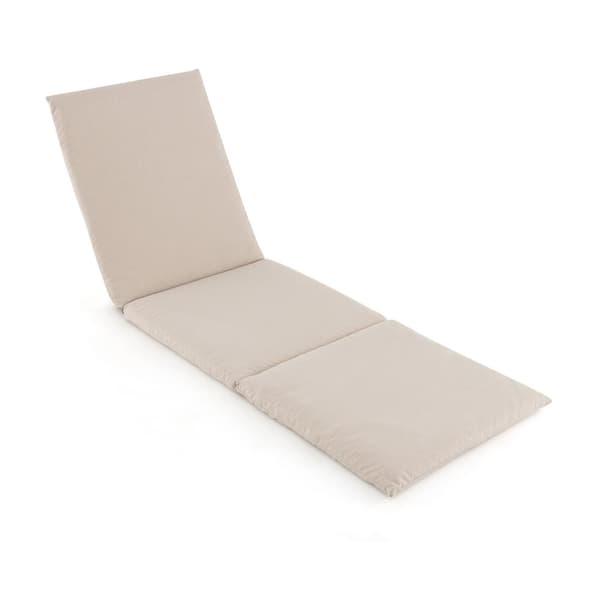 Chaise Lounge -tyyny, 72x23x1.8 tuumaa, Beige