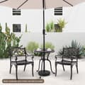 Miniatyrbillede 3 af 8: Terrasse Spise Bistrobord, 24x28 tommer, Kobber