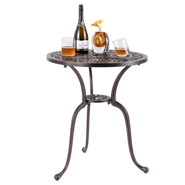 Terrasse Spise Bistrobord, 24x28 tommer, Kobber