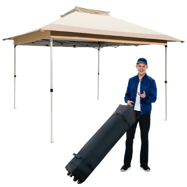 Pavillon, 358x358x284 cm, Khaki