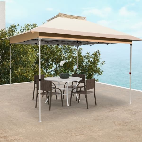 Pavillon, 358x358x284 cm, Khaki