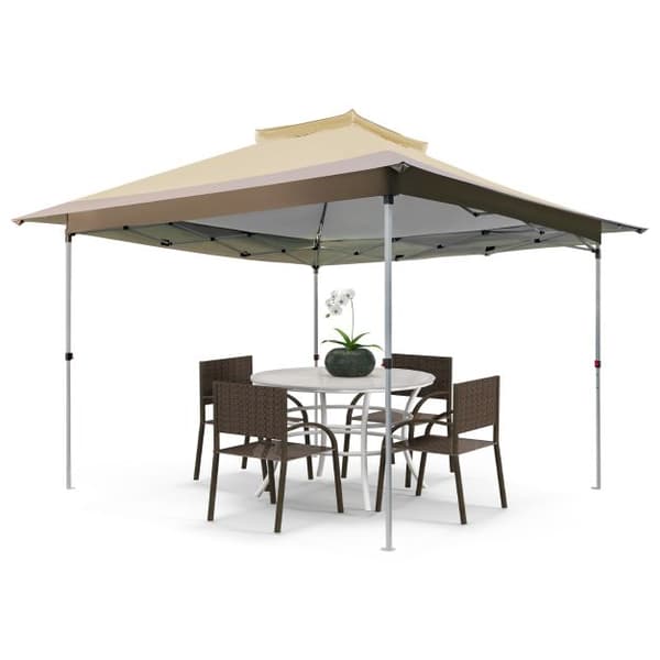 Pavillon, 358x358x284 cm, Khaki
