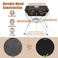 Miniatyrbild 6 av 8: Camping Grill, 18x18x19.5 tum, Svart/Silver