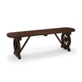 Miniatyrbillede 3 af 8: Terrasse Bænk, 47x11x14.5 tommer, Brun