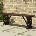 Miniatyrbillede 5 af 8: Terrasse Bænk, 47x11x14.5 tommer, Brun