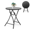 Miniatyrbillede 3 af 6: Bistrobord, 23x26.5 tommer, Sort