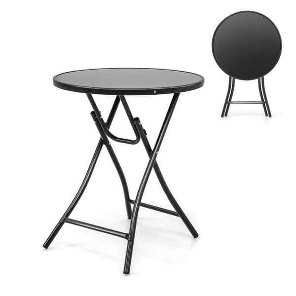 Bistrobord, 23x26.5 tommer, Sort