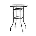 Miniatyrbillede 4 af 8: Terrasse Bar Bord, 27x27x38 tommer, Sort