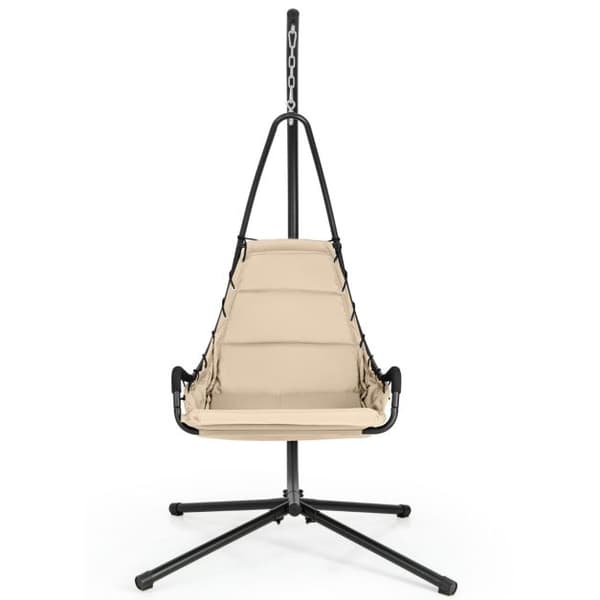 Gyngestol, 105x101x206 cm, 82x65x123 cm, Beige Sort