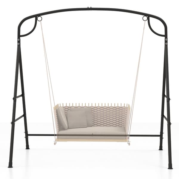 Terrasse Metal Gyngestativ, 83x45x69 cm, Sort