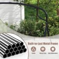 Miniatyrbillede 6 af 8: Terrasse Metal Gyngestativ, 83x45x69 cm, Sort