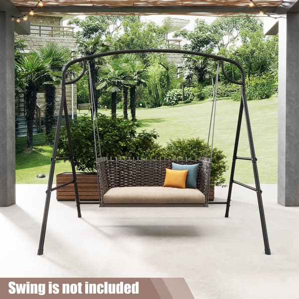 Terrasse Metal Gyngestativ, 83x45x69 cm, Sort
