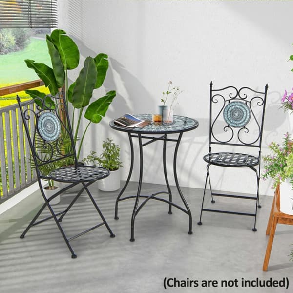 Terrasse Bistro Sæt, 21,5x16,5x34 tommer, 24x28 tommer, Grøn