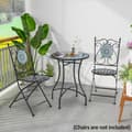 Miniatyrbillede 7 af 8: Terrasse Bistro Sæt, 21,5x16,5x34 tommer, 24x28 tommer, Grøn