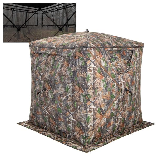 Jagt Blindtelt, 58x58x66 tommer, Camouflage