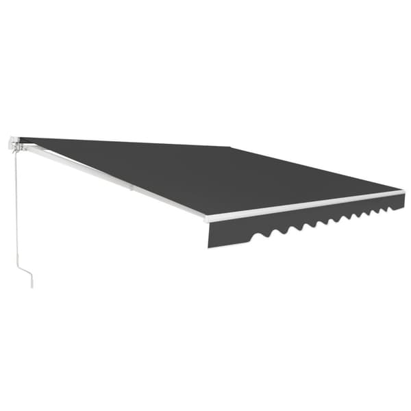 Udtræksmarkise, 3,6m×3m, Grå