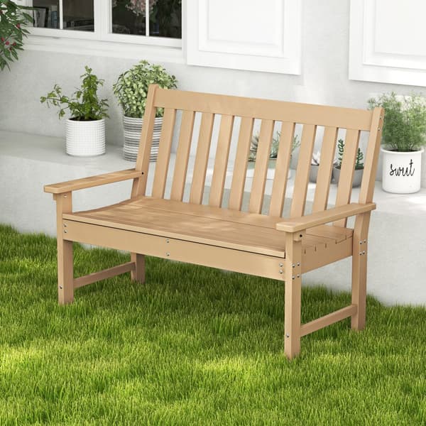 Udendørs bænk, 52x25,5x36 tommer, Teak