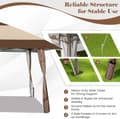 Miniatyrbild 8 av 8: Uteplats Pop-Up Paviljong, 390x390 cm, Kaffe