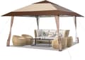 Miniatyrbild 1 av 8: Uteplats Pop-Up Paviljong, 390x390 cm, Kaffe
