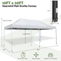 Miniatyrbillede 4 af 8: Pop-Up telthal, 600x300x300/315/330 cm, Hvid