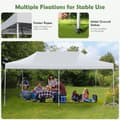Miniatyrbillede 6 af 8: Pop-Up telthal, 600x300x300/315/330 cm, Hvid