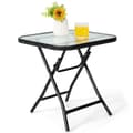 Miniatyrbillede 2 af 8: Foldbart sofabord, 46,5x46,5x47,5 cm, sort