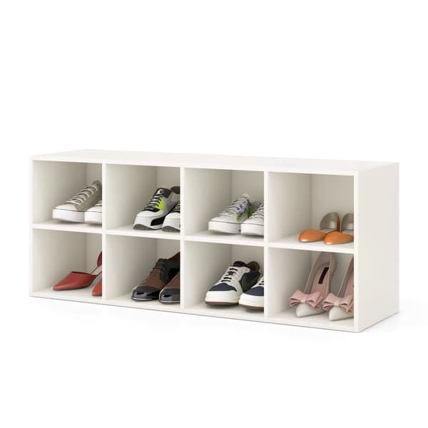 Skoholder, 40x12x16 tommer, Hvid